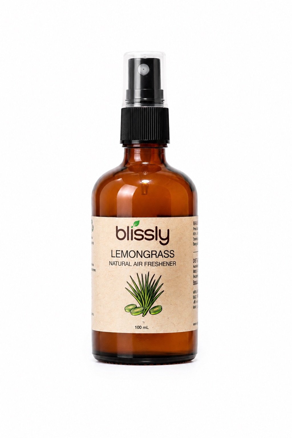 Blissly Lemongrass Natural Bioenzyme Air Freshener 100ml